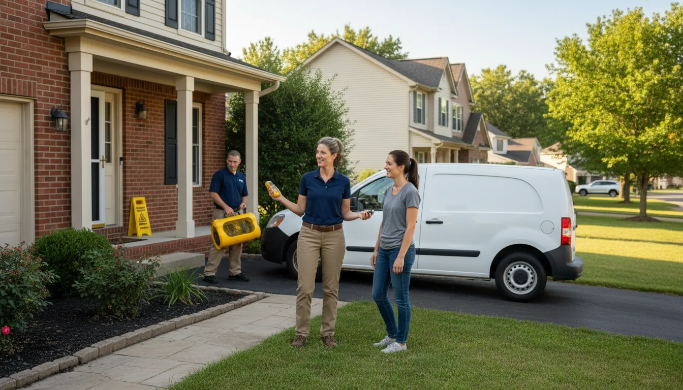 Water restoration image for Mildew Remediation in Gillette, NJ